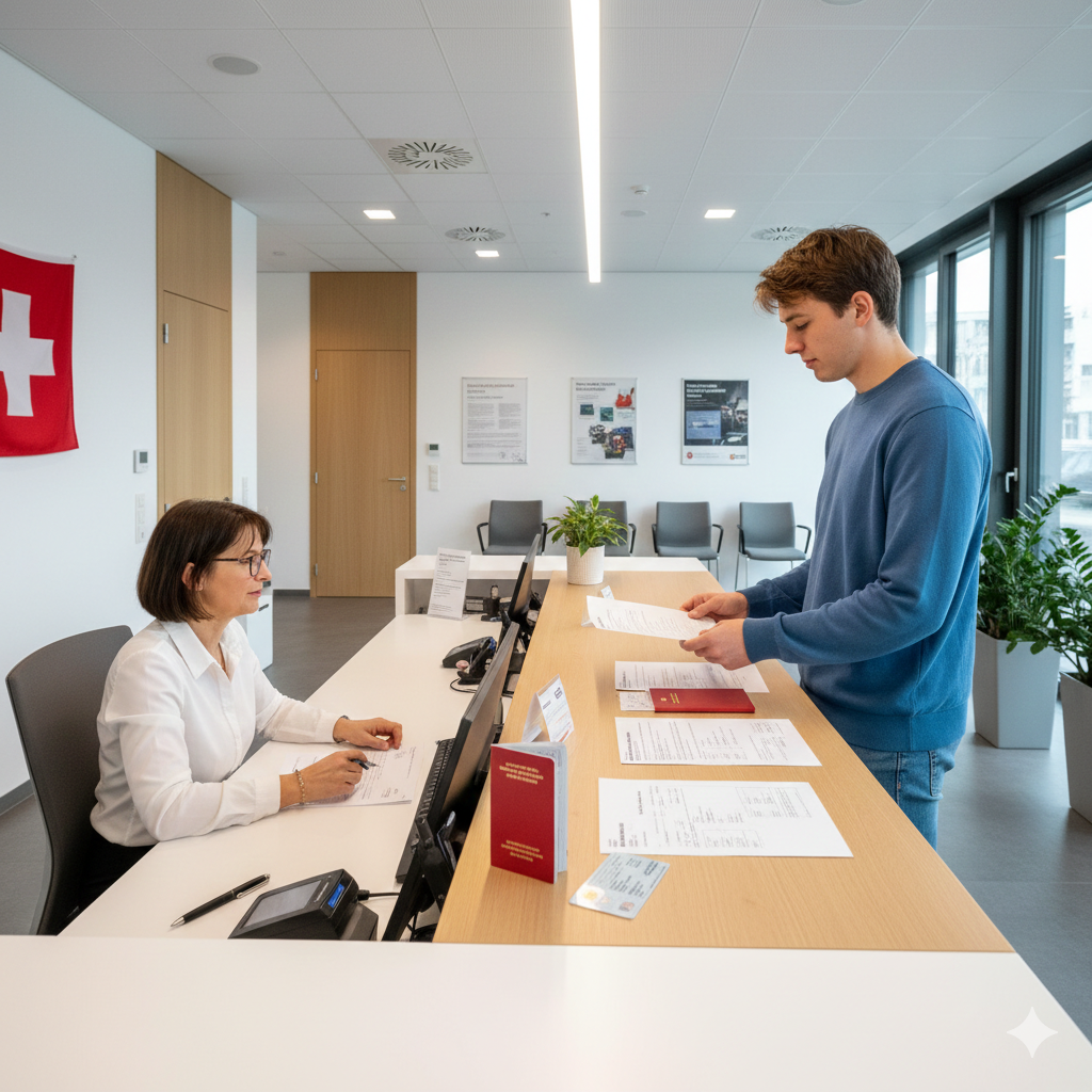Applying for student driving permit in Swiss cantonal office