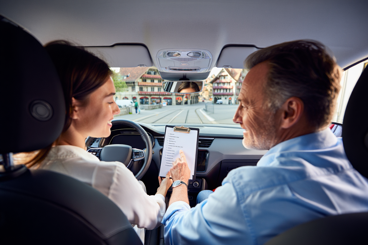 Préparation à l’examen pratique B121 avec moniteur