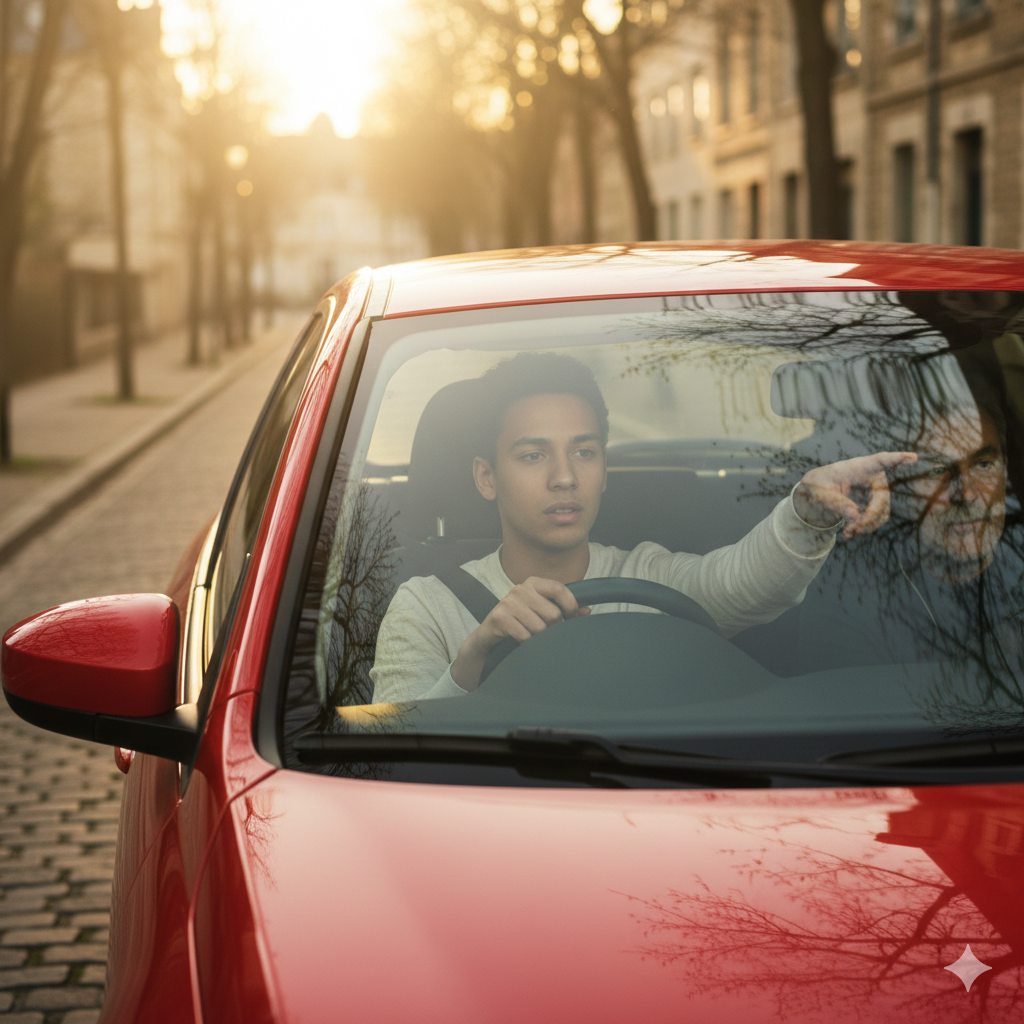 Lecon d essai de conduite avec un instructeur